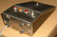 Leslie Combo Pre-amp pedal, rear view, before servicing